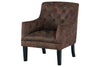 Drakelle Mahogany Accent Chair -  - Luna Furniture