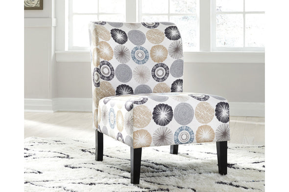 Triptis Gray/Tan Accent Chair -  - Luna Furniture