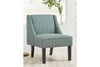 Janesley Teal/Cream Accent Chair -  - Luna Furniture