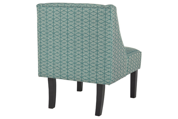 Janesley Teal/Cream Accent Chair -  - Luna Furniture