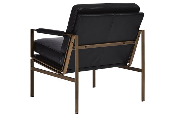 Puckman Black Accent Chair -  - Luna Furniture