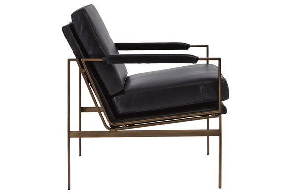 Puckman Black Accent Chair -  - Luna Furniture