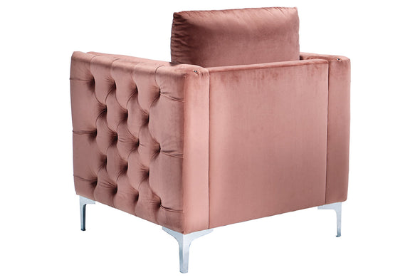 Lizmont Blush Pink Accent Chair -  - Luna Furniture