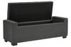 Cortwell Gray Storage Bench -  - Luna Furniture