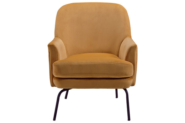 Dericka Gold Accent Chair -  - Luna Furniture