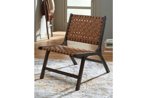 Fayme Camel Accent Chair - Ashley - Luna Furniture