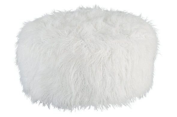 Galice White Oversized Accent Ottoman