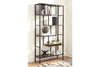 Frankwell Brown/Black Bookcase -  - Luna Furniture