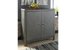 Rock Ridge Gunmetal Finish Accent Cabinet -  - Luna Furniture