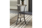 Enderton White Wash/Pewter Accent Table -  - Luna Furniture
