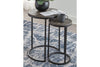 Briarsboro Black/Gray Accent Table, Set of 2 -  - Luna Furniture