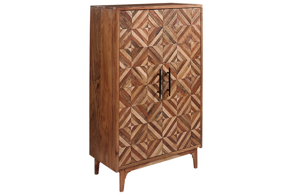 Gabinwell Two-tone Brown Accent Cabinet -  - Luna Furniture