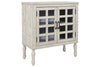 Falkgate Whitewash Accent Cabinet -  - Luna Furniture