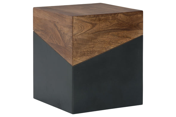 Trailbend Brown/Gunmetal Accent Table -  - Luna Furniture