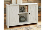 Turnley Distressed White Accent Cabinet -  - Luna Furniture
