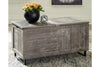 Coltport Distressed Gray Storage Trunk -  - Luna Furniture