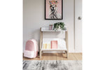 Blariden White/Tan Small Bookcase -  - Luna Furniture