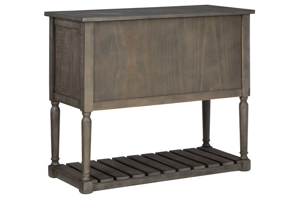 Lennick Antique Gray Accent Cabinet -  - Luna Furniture