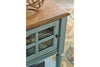 Mirimyn Teal/Brown Accent Cabinet -  - Luna Furniture