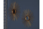 Doniel Antique Gold Finish Accent Mirror, Set of 2 -  - Luna Furniture