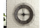 Ana Sofia Antique Gray Wall Clock -  - Luna Furniture
