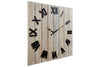 Bronson Whitewash/Black Wall Clock -  - Luna Furniture