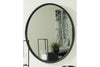 Brocky Black Accent Mirror -  - Luna Furniture