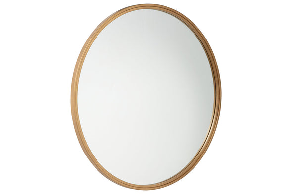 Brocky Gold Finish Accent Mirror -  - Luna Furniture