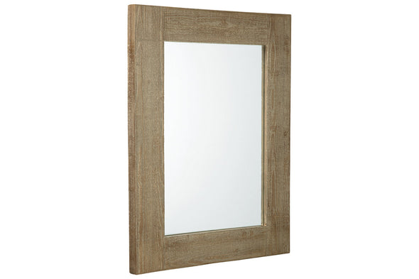 Waltleigh Distressed Brown Accent Mirror