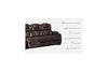 Warnerton Chocolate Power Reclining Sofa -  - Luna Furniture