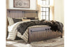 Lakeleigh Brown King Panel Bed -  - Luna Furniture