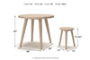 Blariden Natural Table and Chairs, Set of 5 -  - Luna Furniture