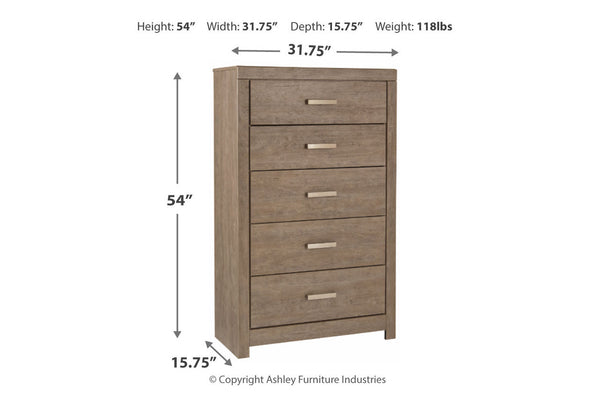Culverbach Gray Chest of Drawers -  - Luna Furniture