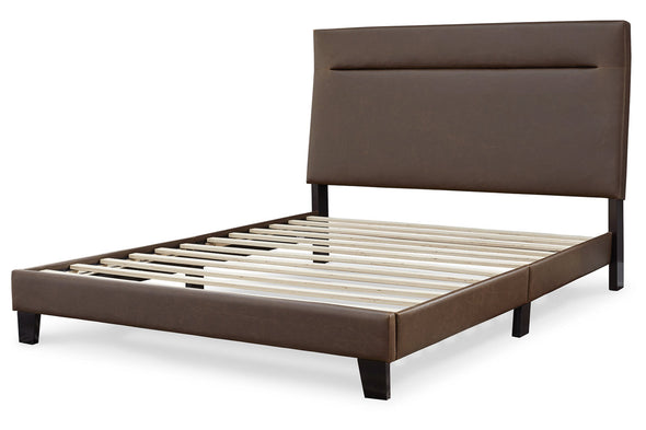 Adelloni Brown Queen Upholstered Bed -  - Luna Furniture