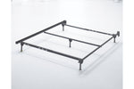 Frames and Rails Metallic Queen Bolt on Bed Frame -  - Luna Furniture