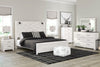 Gerridan White/Gray with Sconces Panel Bedroom Set