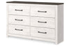 Gerridan White/Gray Dresser -  - Luna Furniture