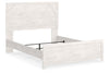 Gerridan White/Gray Queen Panel Bed - Ashley - Luna Furniture