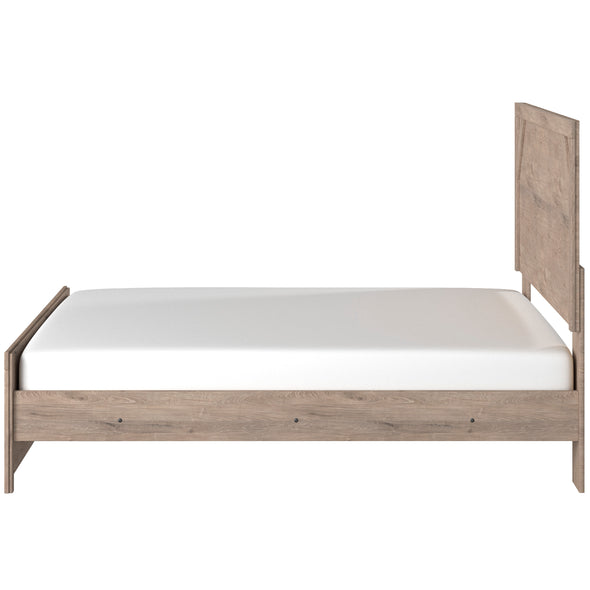Senniberg Light Brown-White Panel Bedroom Set - Luna Furniture