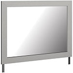 Cottonburg Light Gray/White Bedroom Mirror - Luna Furniture