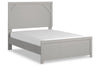 Cottonburg Light Gray/White Full Panel Bed -  - Luna Furniture