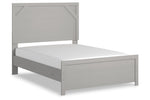 Cottonburg Light Gray/White Full Panel Bed -  - Luna Furniture