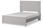 Cottonburg Light Gray/White Queen Panel Bed -  - Luna Furniture