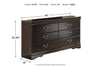 Huey Vineyard Black Dresser -  - Luna Furniture