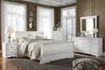 Anarasia White Sleigh Bedroom Set - Luna Furniture