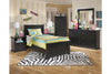 Maribel Black Twin Panel Bed -  - Luna Furniture