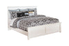 Bostwick Shoals White King Panel Bed -  - Luna Furniture