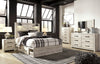 Cambeck Whitewash Storage Platform Bedroom Set - Luna Furniture
