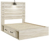 Cambeck Whitewash Side Storage Platform Youth Bedroom Set