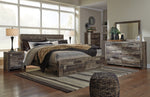 Derekson Gray Footboard Storage Platform Bedroom Set | B200 - Luna Furniture